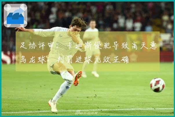 足协评审：卡迪斯侵犯导致高天意乌龙球，判罚进球无效正确